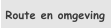 Route en omgeving